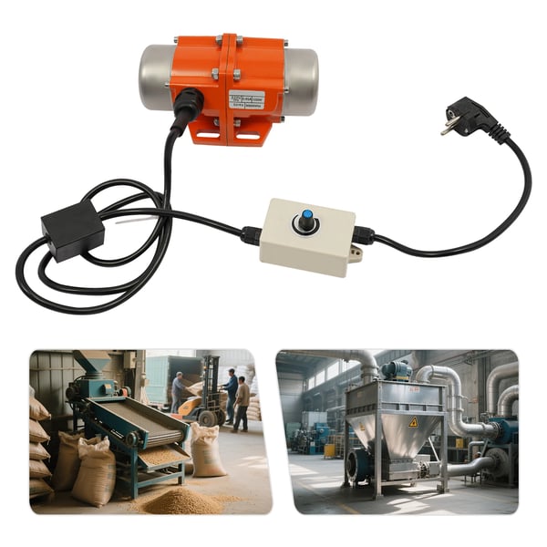 Vibrerende Motor, Hastighedscontroller, Høj Effektivitet,Appelsin