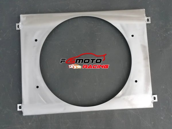 Radiator Skærm, Legeret Aluminium, 540mm x 425mm, Passer til 1968-1974 Chevy Nova, Integreret Køleventilator, Direkte Erstatning
