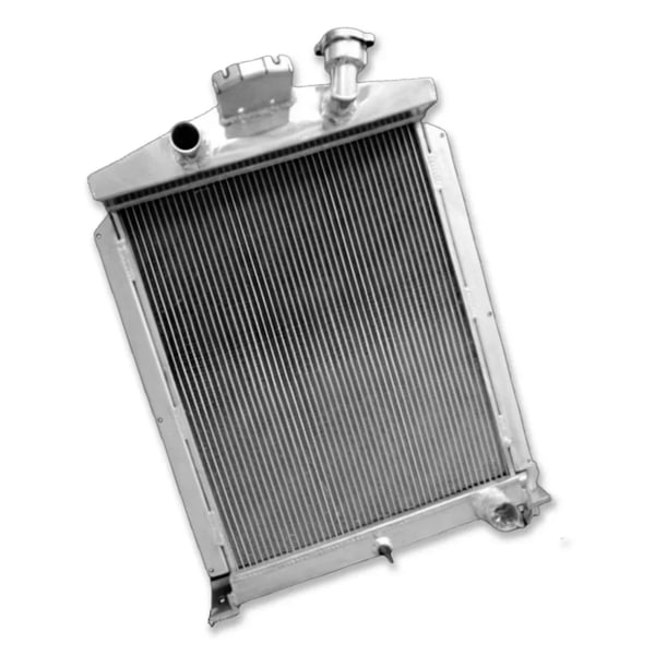 Aluminiumkøler, Kerne tilpasset til 1938-1939 Ford Truck, Kompatibel med Chevy V8, Forbedret køleydelse, Direkte erstatningsdesign