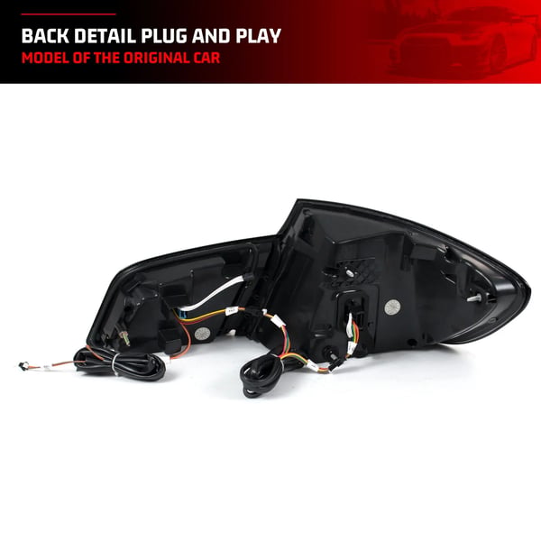 LED Baglygter, RGB Sekventiel Blinklys, 12 V, 35 Watt, Kompatibel med Luksus Sedan F10 Model 2010-2016, Vandtæt IP67