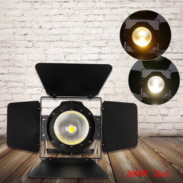 LED Scene Lys, 200W, 45° Linse, AC 90-240V, Lysstrøm 2000-82000, Selvstændig