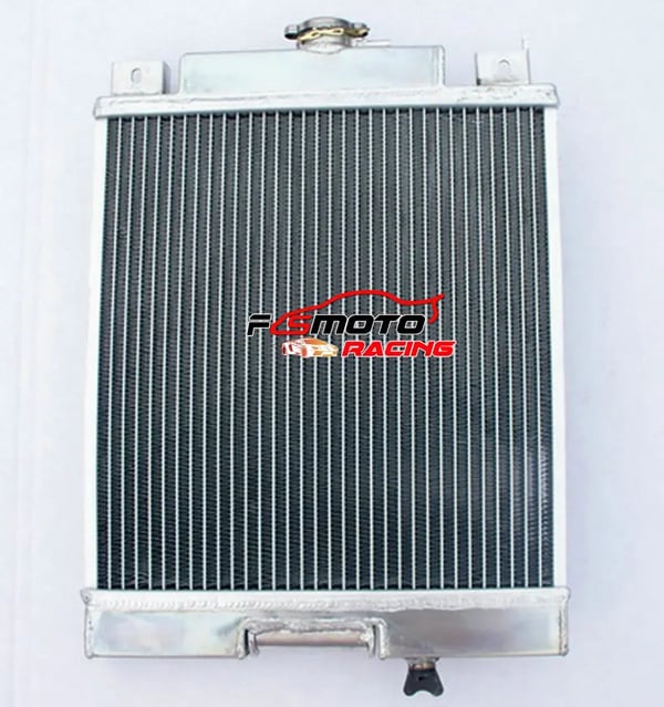 Radiator, Aluminium, 350mm x 330mm x 40mm, Φ1.125" Indløb/Udløb, Kompatibel med Suzuki Swift GTi 1989-1994, 2 Rækker