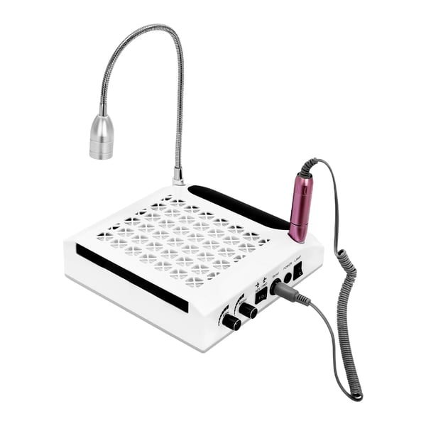 Neglemaskine, Støvsuger, LED-lys inkluderet,HVID, EU