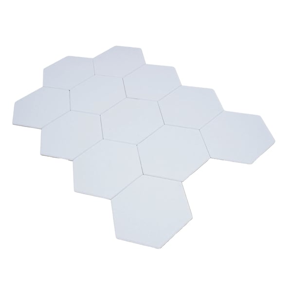Hexagonale Akustikpaneler, 12-pak, Letvægtsdesign, Effektiv Lydabsorption