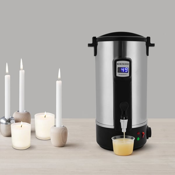 Voks Smelter, 10,8L Kapacitet, 1100W Effekt, 220V Spænding, Temperaturinterval 30-110°C, 3,2kg Nettovægt
