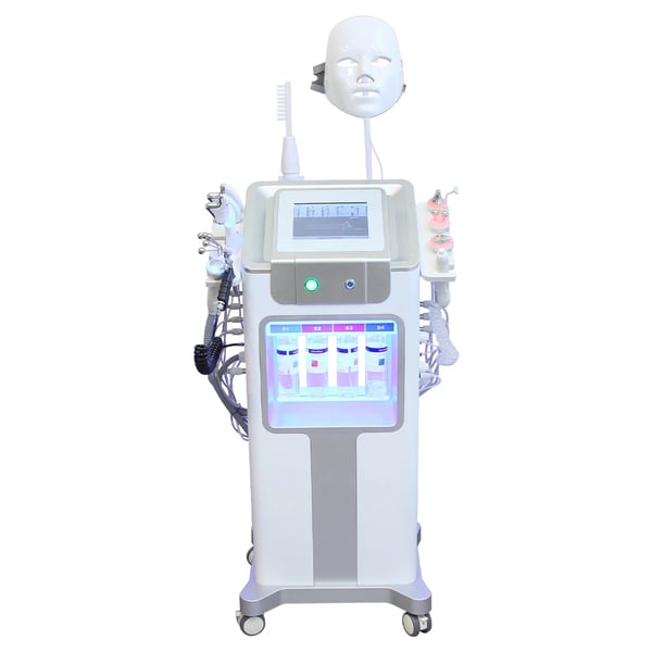 Hydro Dermabrasion Maskine, Dyb Rensning, Hudopstramning,12 IN 1