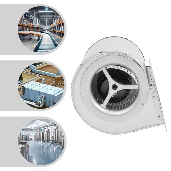 Centrifugal Blæser, 300W Effekt, 1300rpm Hastighed,EU, Sølv