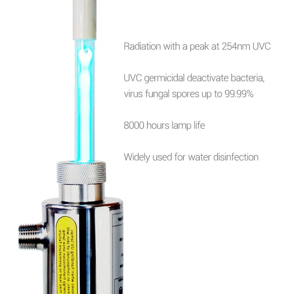 UV-lampeudskiftningspakke, inkluderer 3 UVT5-425 lamper, 1 QT5-580 kvartsrør, 25W effekt