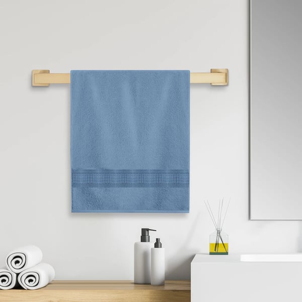 Kylpyhuoneen tarvikkeet, 5-osainen setti, Pyyhekoukku 60cm, Pyyherengas 16cm, WC-paperiteline 16cm, Mukana koukut