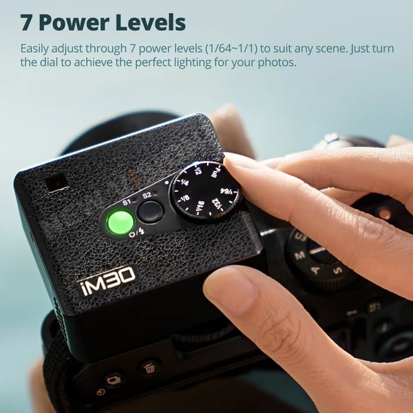 Flash-enhed, Mini Bærbar Design, Justerbare Udgivelsesniveauer,iM30
