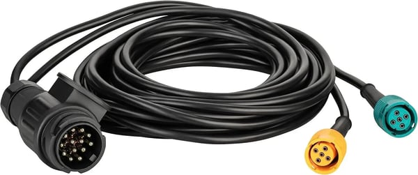 Trailer Baglygter, 12V, 6 Funktioner, 5,5m Kabel, E-mærket Godkendt, 21W