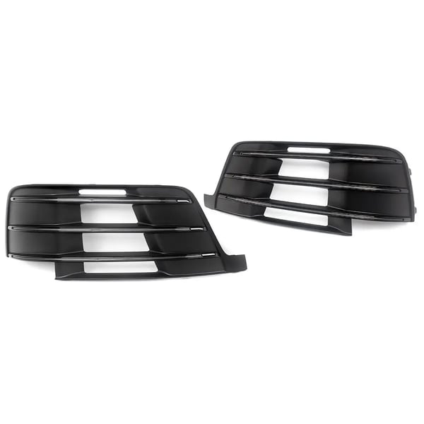 Front Bumper Gitterindsats, Holdbart Plastik, Passer til Audi Q7 S-Line 2016-2019,som vist