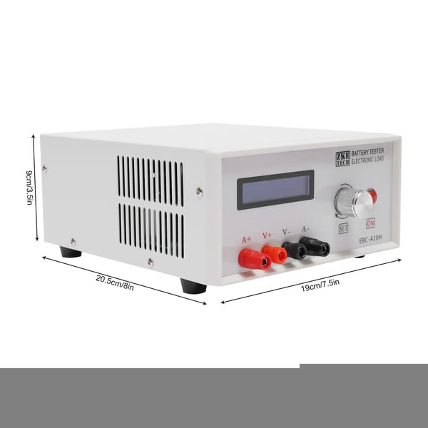 Batteritestare, LCD-display, automatisk testfunktion, EU-kontakt