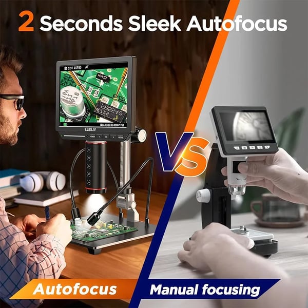 Digitalt Mikroskop, Autofokus, 4K UHD Billede,EM4K-AF