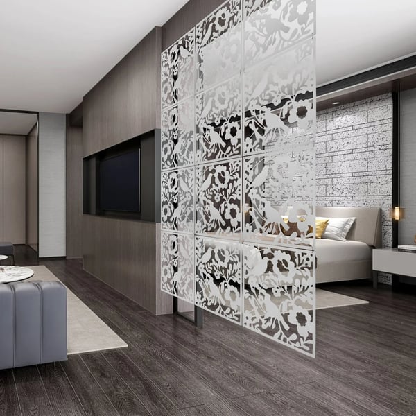 Rummdivider, Elegant Design, Holdbart Materiale,HVID