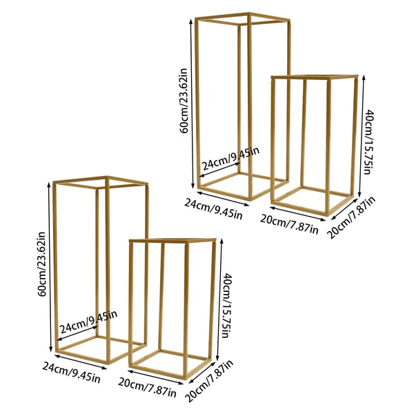 Blomsterstand, Moderne Design, Robust Metal Konstruktion,Guld, S