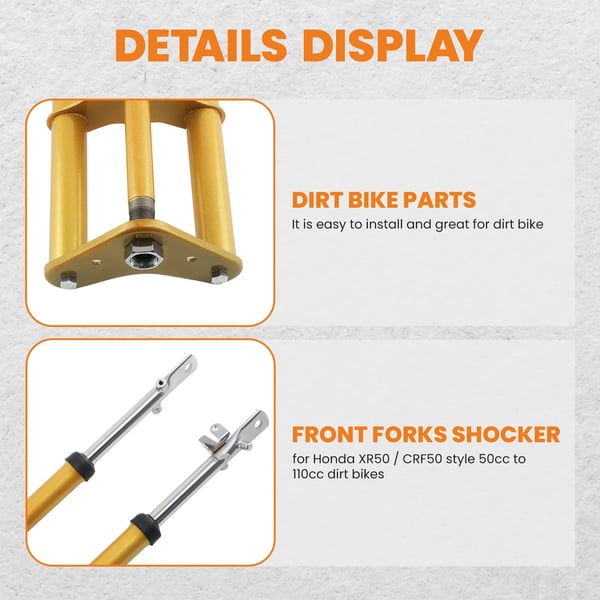 Forgaffelgafler Affjedringsmontering, Passer til Honda 50 XR50 CRF50, 50cc-110cc