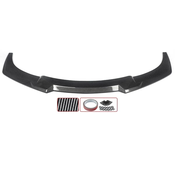 Front Bumper Lip, ABS Plast, 171 x 60 x 8 cm, Passer til Luxury Coupe 6 Series 2012-2018, Performance Del, Malet Finish