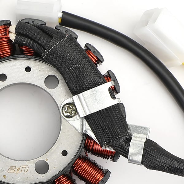 Generator Stator Spole, Indre Diameter 35mm, Ydre Diameter 92mm, Tykkelse 11mm, Kompatibel med Letvægtsmotorcykel, 5 Ledninger
