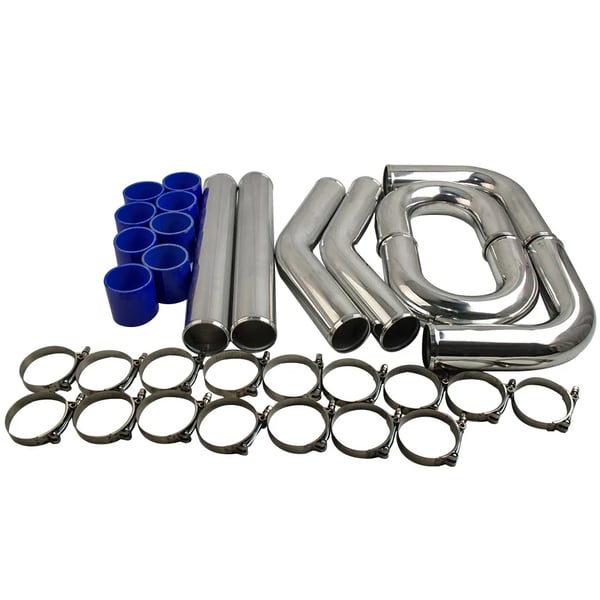 Aluminium Front Mount Intercooler, 600mm x 300mm x 76mm, 3 Tommer Indgang/Udgange, Holdbar Legering Konstruktion