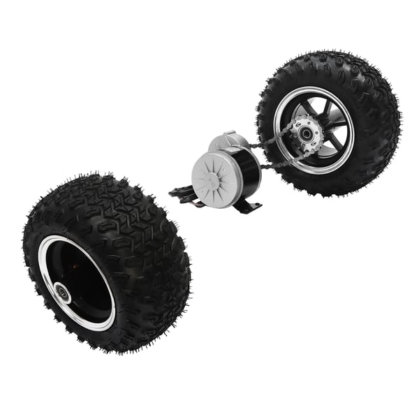 Air Wheel Konverteringssæt, Komplet Tilbehørssæt, Høj Belastningskapacitet,sort