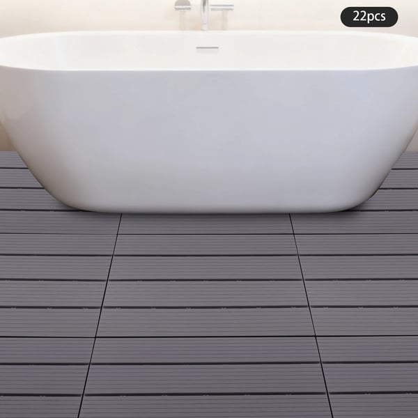 Terrassplattor, DIY sammanlänkande design, vattentåliga,Westminster Grey
