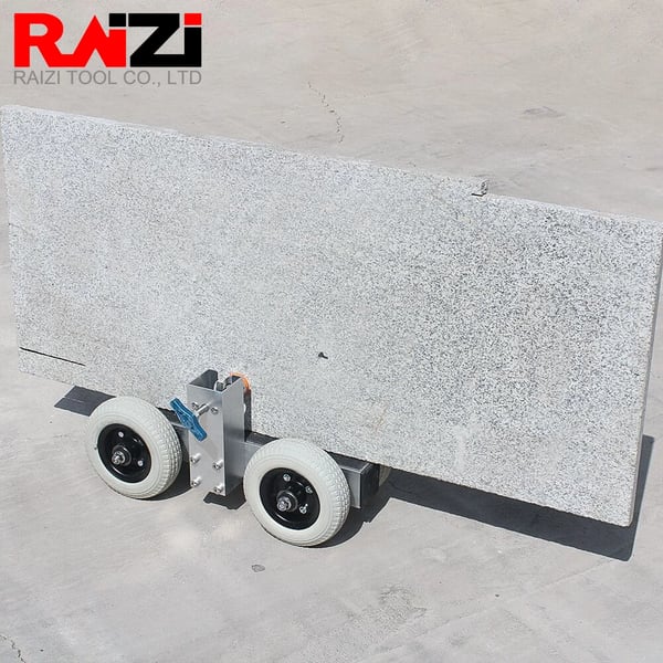 Bordplade Transportvogn, 200 kg Kapacitet, Rustfrit Stål Konstruktion,1 Sæt