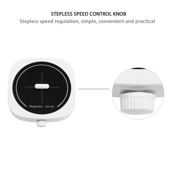 Magnetisk Røresystem, Kompakt Design, Kraftig Blanding,220v, sort, EU