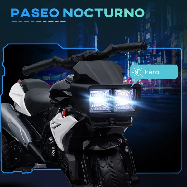Elektrisk Motorcykel, Interaktive Funktioner, Sikker og Stabil Design,sort