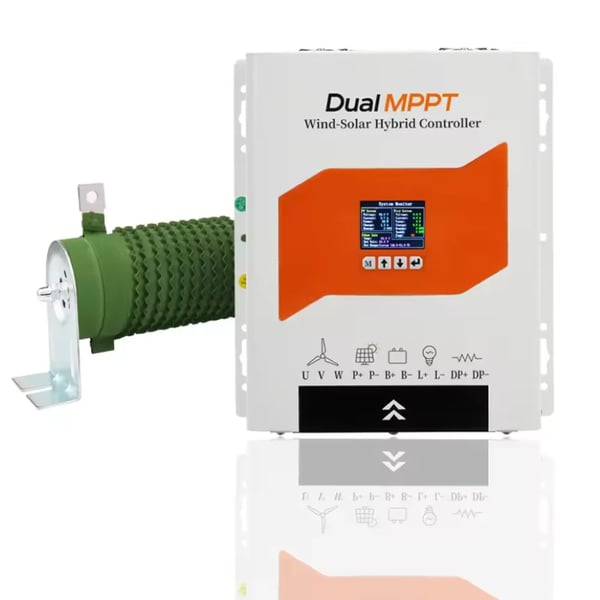 MPPT Hybrid Controller, Energian optimointi, Monijänniteyhteensopivuus,6000W Tuuli, 12V 24V 48V Auto, Ulkoista Tuuli-Aurinko Hybrid, 3000W Aurinko