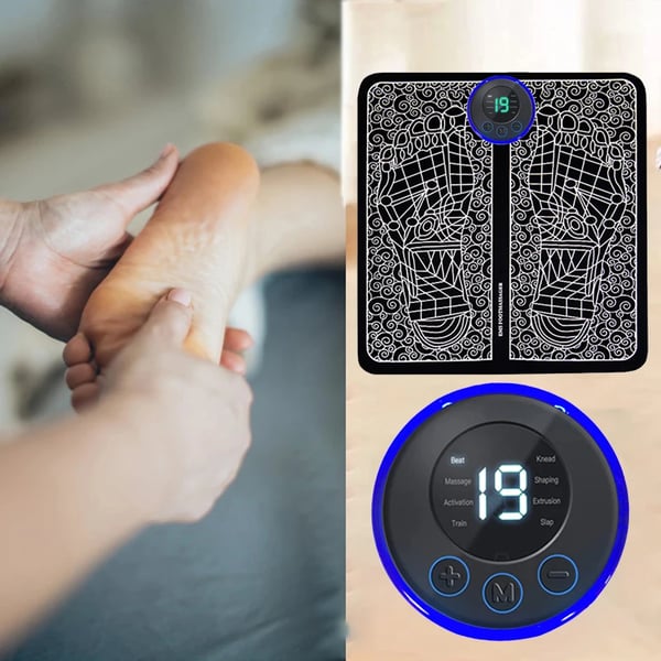 Jalkahierontalaite, 8 Tilaa, USB-lataus,3 in 1 Paketti