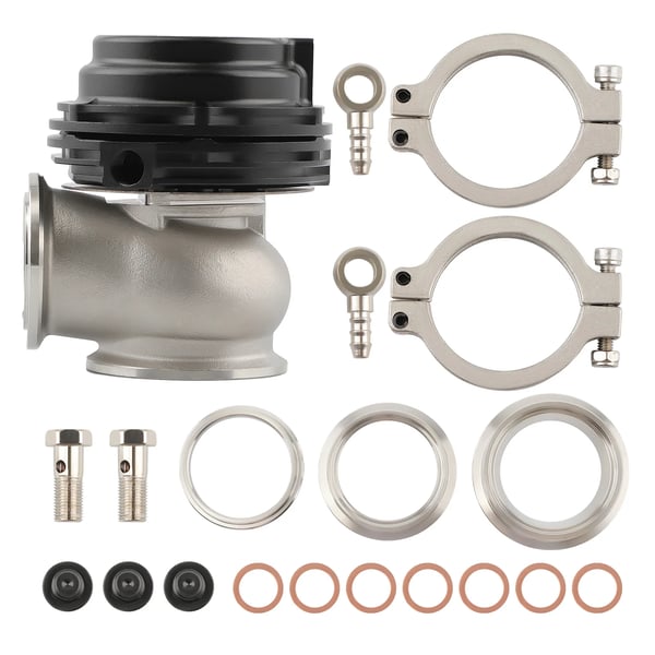 Ekstern Wastegate, 38mm Flange Diameter, 1.8 kg Vægt, 26mm Længde, 4 Cylinder Kompatibilitet, 1.0-3.0L Slagvolumenområde