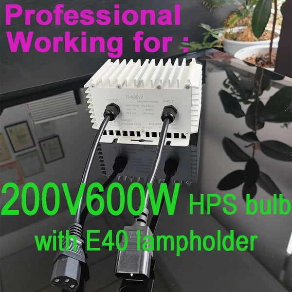 Ballast, Elektrisk Design, Kompakt Størrelse,600W