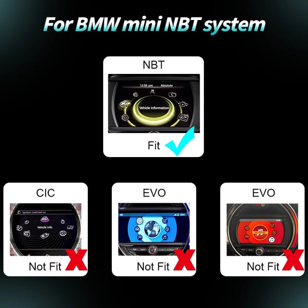 Trådløs CarPlay Android Auto, Kompatibilitet for luksusbilmærker, Nem installation,NBT