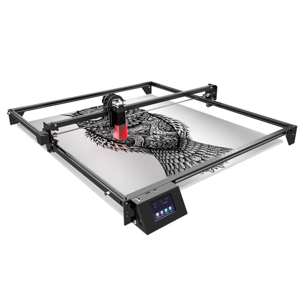 Laser Gravør Udvidelsessæt, Højstyrke Aluminiumlegering, 500mm x 500mm Dimensioner, Kompatibel med LONGER RAY5, 3,8 kg Vægt