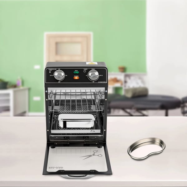 Sterilisator, Højtemperaturbestandigt Metal, Spænding 220V-240V, Frekvens 50Hz, Effekt 600W, Egnet til Saks og Glasflasker