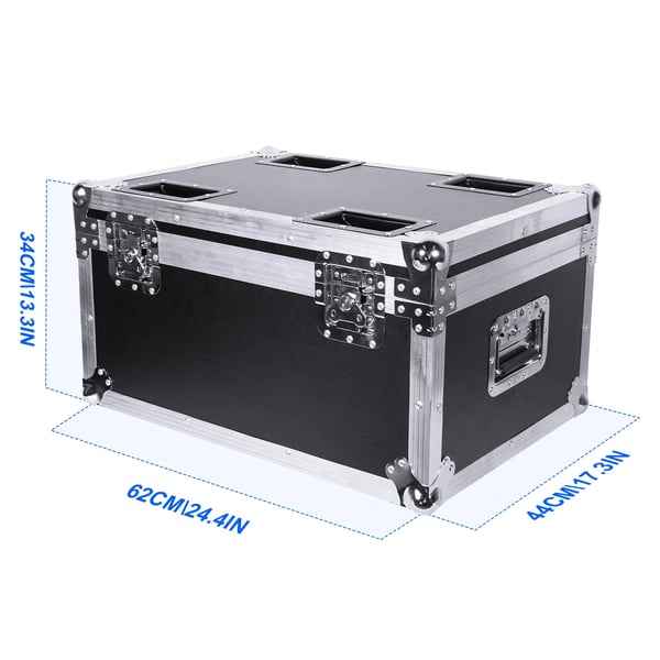 Flight Case, Vandtæt Kompatibilitet, Skuminddelere, Nem Transport,sort