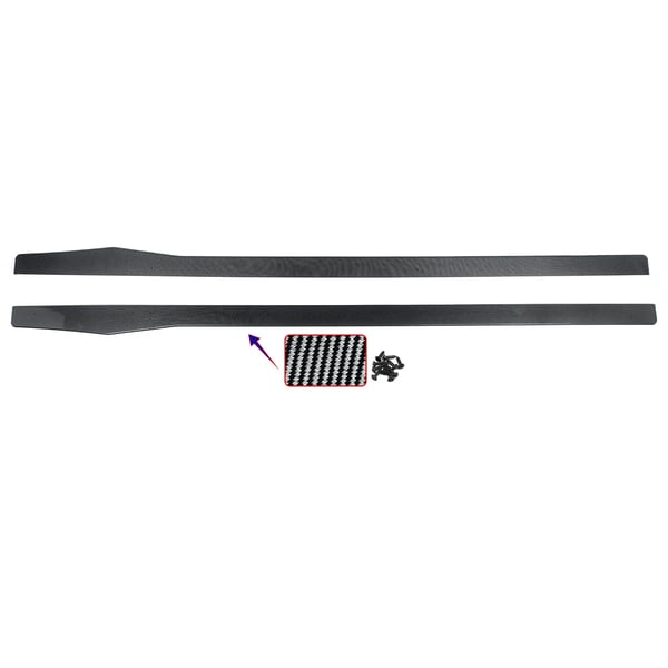 Side Skirts, AMG Styling, Holdbar ABS Konstruktion,Kulfiberlook