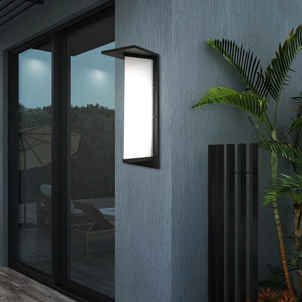 Væglamper, Sconces, Vandtætte IP55, Moderne Design, Ledningsført Elektrisk,sort
