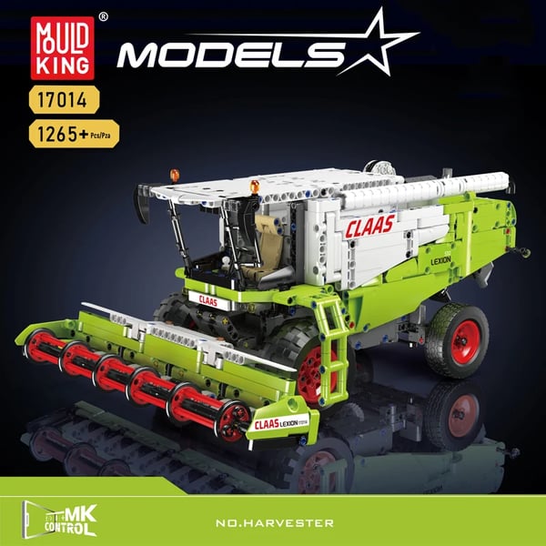 Samling Model, 1265 Dele, Fjernbetjeningsfunktionalitet,original box packing