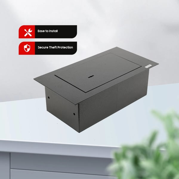 Golvsäker, Solid Stålkonstruktion, Tungt Lås, Bändresistent Design