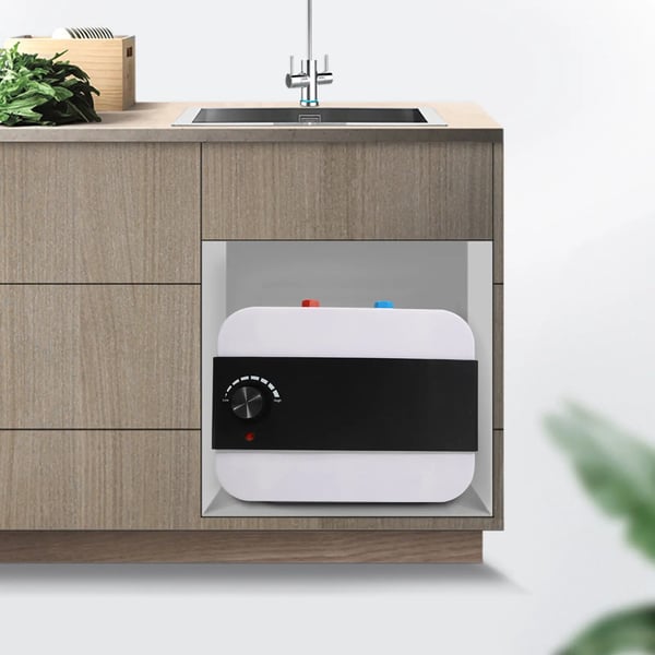 Elektrisk Vandvarmer, 6L Kapacitet, 1500W Effekt, Op til 65 °C Temperaturindstilling,HVID