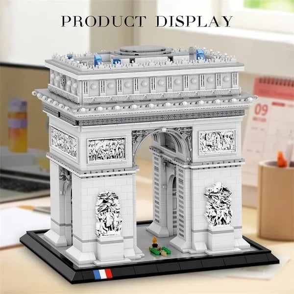 Samlingsmodel, Arc de Triomphe Replica, Uddannelsesmæssigt DIY-sæt,Med kasse
