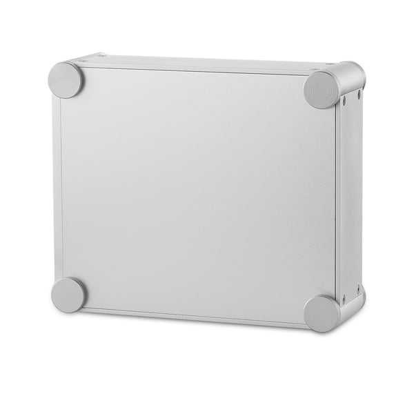 Forstærker Kasse, Eksterne Dimensioner 210mm x 250mm x 76mm, Interne Dimensioner 200mm x 236mm x 54mm, Tykkelse 8mm Front, Nettovægt 2.0kg