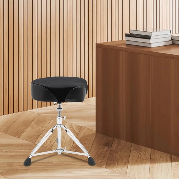 Trumstol, Justerbar Höjd, Bärbar Design,svart