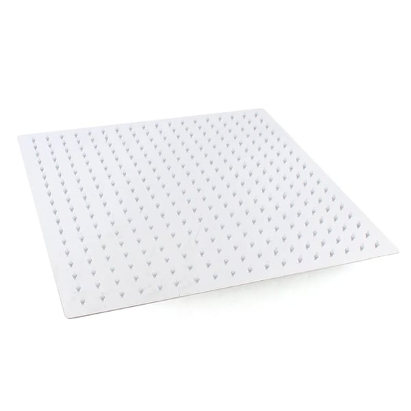 Bruserhoved, Rustfrit Stål, 40*40cm, 360° Rotation, Sølvfarve, Væghængt