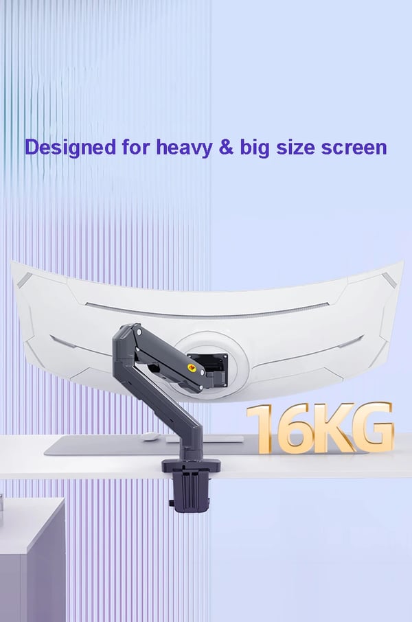 Monitorholder, Justerbar Arm, USB-port,G50