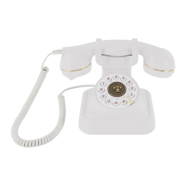 Vintage Telefon, Elegant Design, Klar Kommunikation,HVID