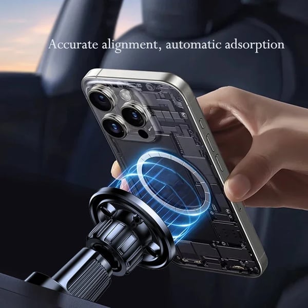 Telefonholder, 360° Rotation, Universel Pasform,sort
