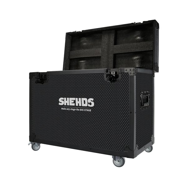 Flightcase, 2i1 Design, Selvstændig, Scenebelysningseffekt,19x15w Flygkasse